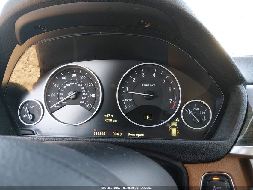 2014 BMW 3ER WAGON 2.0L I-4 DI, DOHC, VVT, TURBO, 240HP