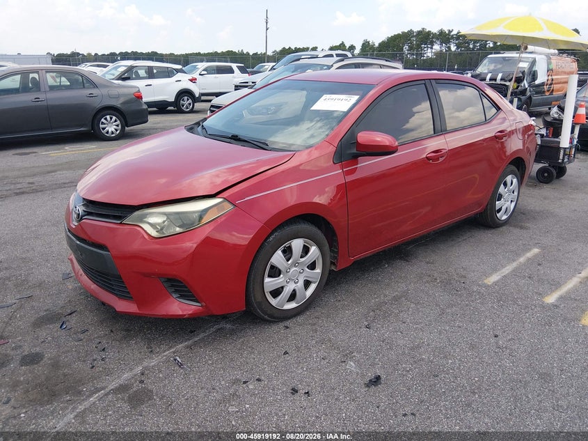 2015 Toyota Corolla, Оба бока, IAAI, VIN 2T1BURHE9FC367219 — фото 2