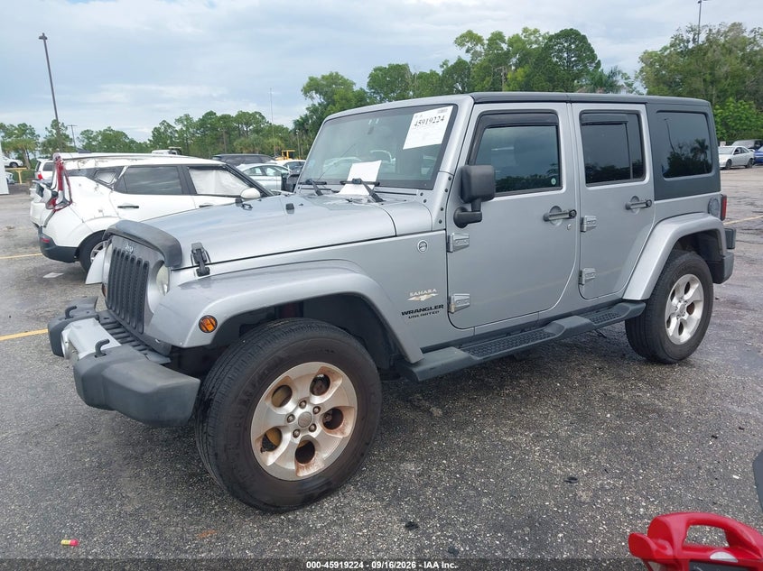 Vin: 1c4bjweg0dl626747, lot: 46418312, jeep wrangler unlimited sahara 20132