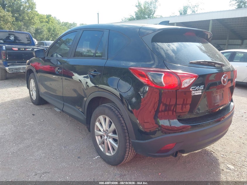 Vin: jm3ke2be7f0457483, lot: 46418394, mazda cx-5 sport 20153