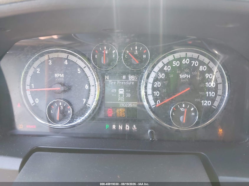 2010 DODGE RAM 1500 auction photo 7