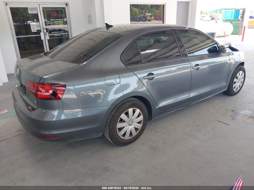 2016 VOLKSWAGEN JETTA auction photo 4
