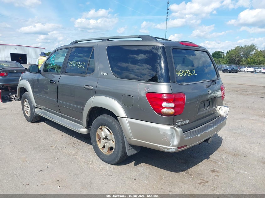 TOYOTA SEQUOIA 2003 VIN 5TDZT34A83S204484