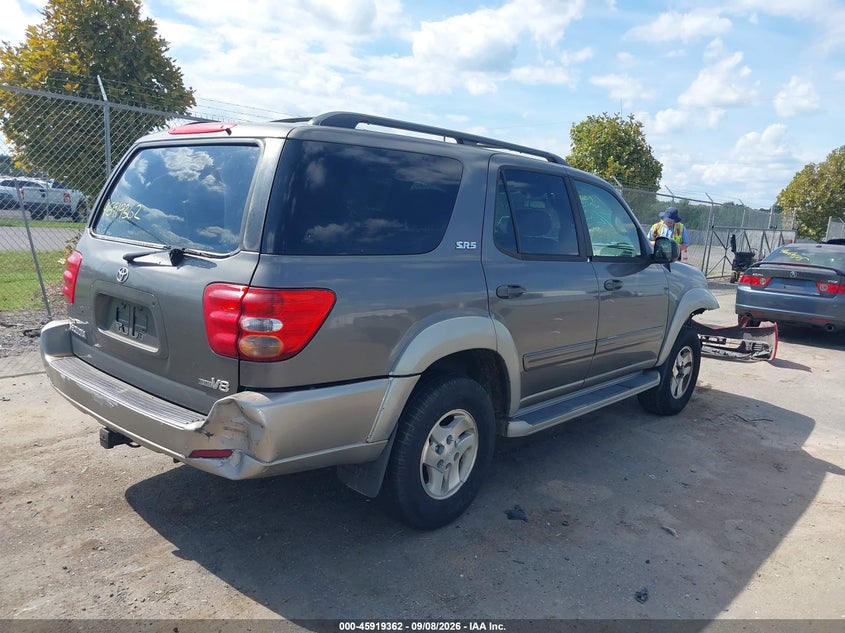 TOYOTA SEQUOIA 2003 VIN 5TDZT34A83S204484