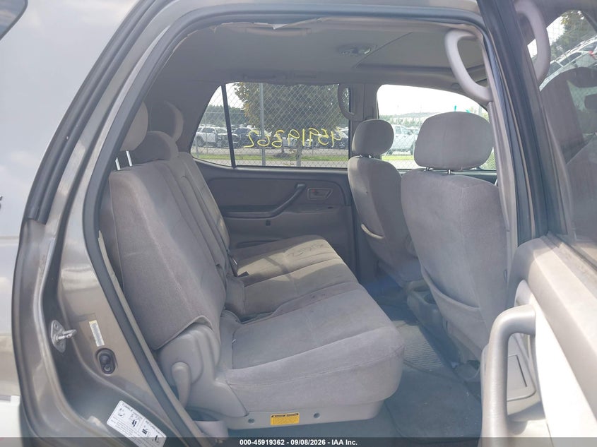 TOYOTA SEQUOIA 2003 VIN 5TDZT34A83S204484