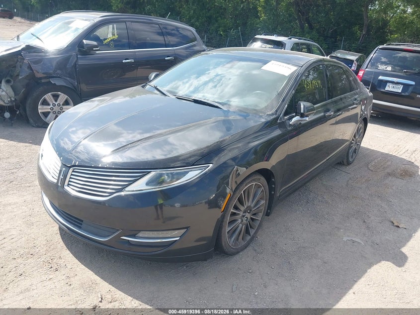 2013 Lincoln MKZ, Обычный износ, IAAI, VIN 3LN6L2J95DR817704 — фото 2