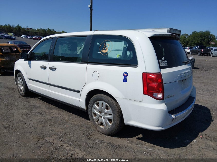 DODGE GRAND CARAVAN 2016 VIN 2C4RDGBG7GR330720