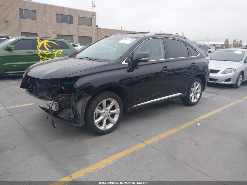 2012 Lexus RX, Front End, IAAI, VIN JTJBK1BA3C2445370 — photo 2