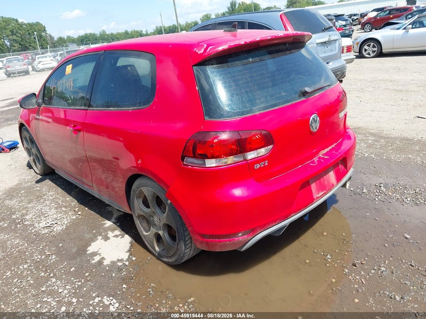 VOLKSWAGEN GTI 2011 VIN WVWEV7AJ0BW290778