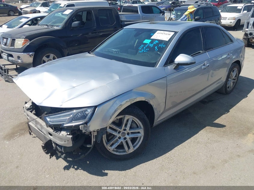 Vin: waugnaf48hn051483, lot: 46418539, audi a4 2.0t premium 20172
