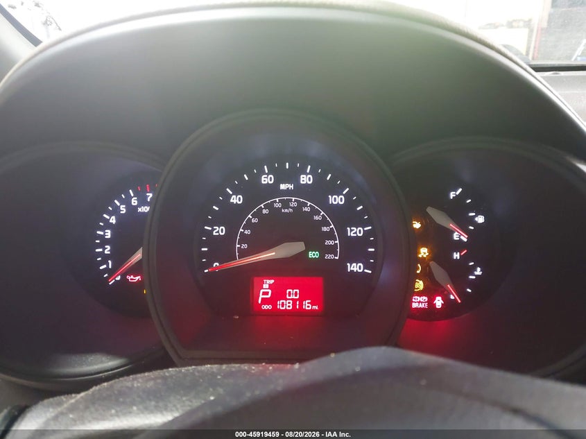 2016 KIA RIO auction photo 7