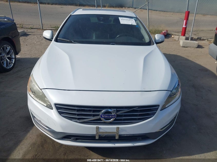 2015 VOLVO V60 WAGON 2.0L I-4 DI, DOHC, VVT, TURBO, 240HP