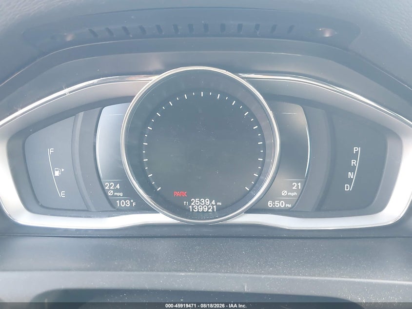 2015 VOLVO V60 WAGON 2.0L I-4 DI, DOHC, VVT, TURBO, 240HP