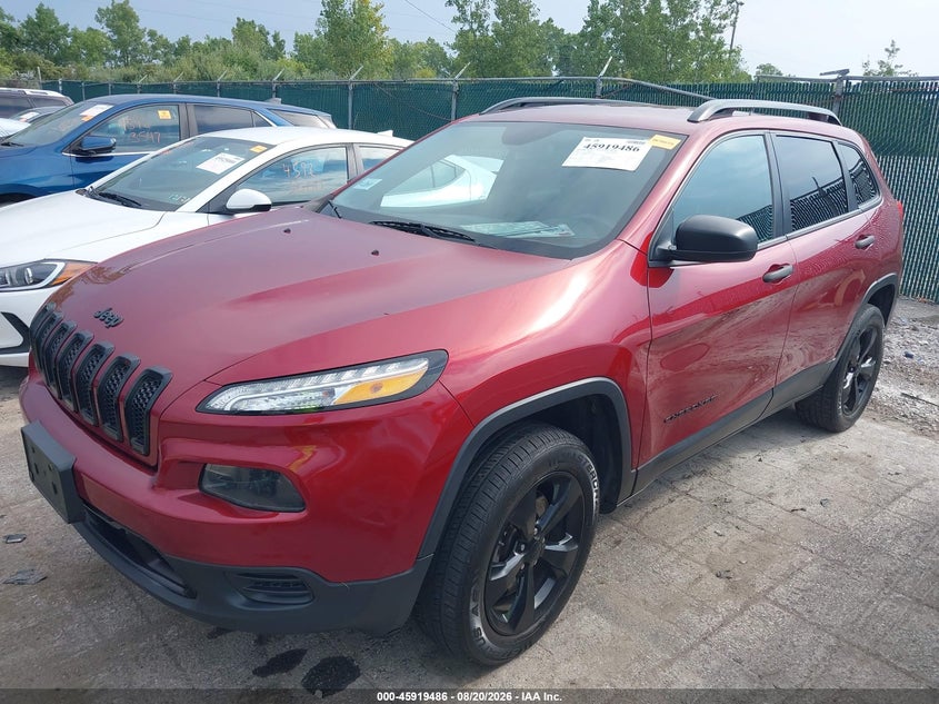2017 Jeep Cherokee, Звичайний знос, IAAI, VIN 1C4PJMAB2HW529400 — фото 2