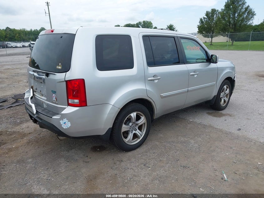 2013 HONDA PILOT auction photo 4