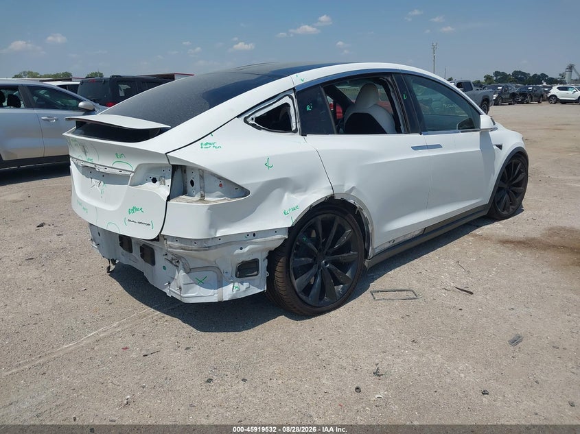 Vin: 5yjxcde22lf304928, lot: 46418620, tesla model x 20204