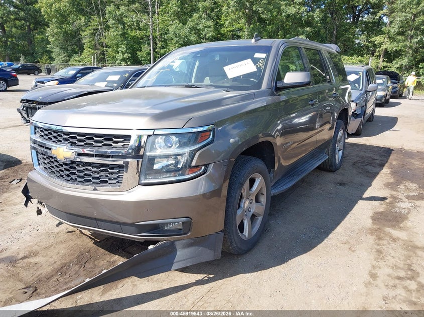 2016 Chevrolet Tahoe, Front & Rear, IAAI, VIN 1GNSCBKC7GR213740 — photo 2