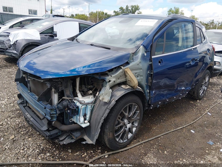 2019 Buick Encore, Удар спереди, IAAI, VIN KL4CJ1SB0KB820319 — фото 2