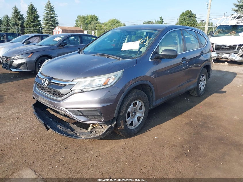 2016 Honda CR-V, Front End, IAAI, VIN 2HKRM3H35GH502740 — photo 2