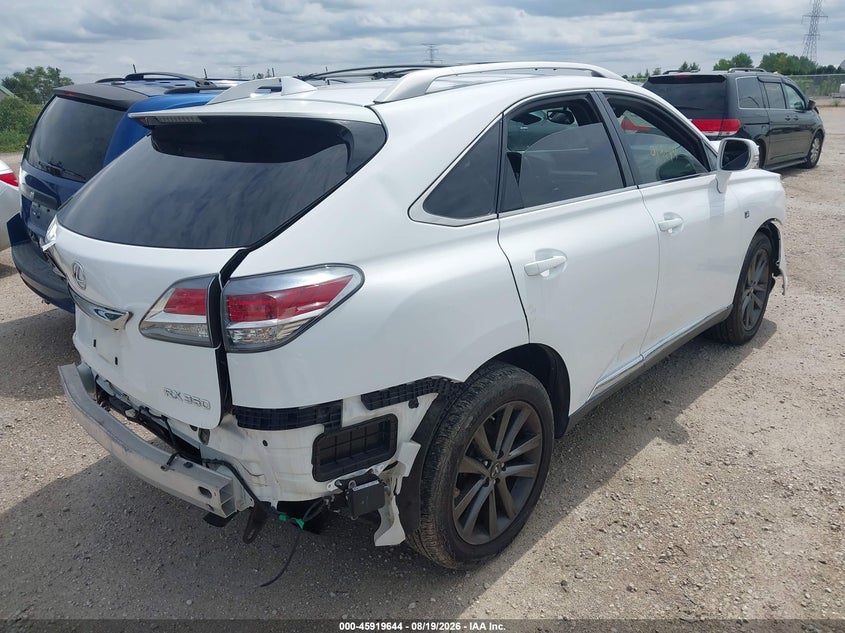 2014 LEXUS RX SPORT UTILITY VEHICLE 3.5L V-6 DOHC, VVT, 270HP