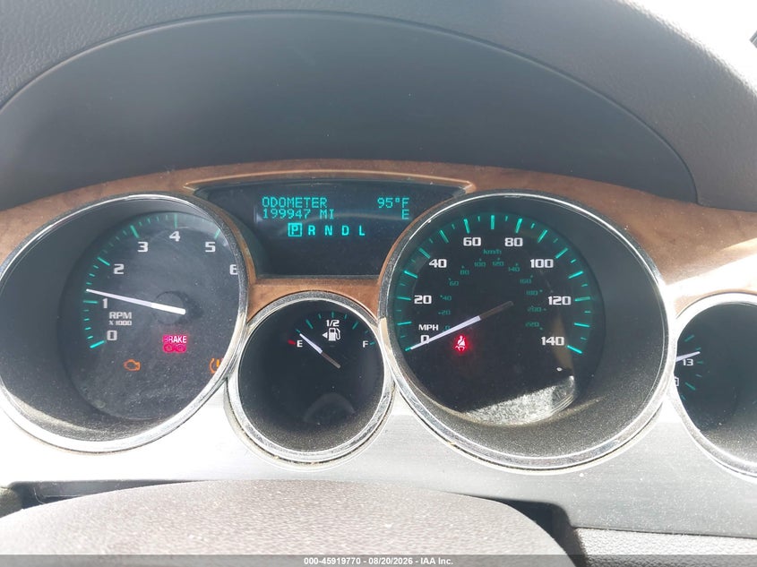 2009 BUICK ENCLAVE SPORT UTILITY VEHICLE 3.6L V-6 DI, DOHC, VVT, 288HP