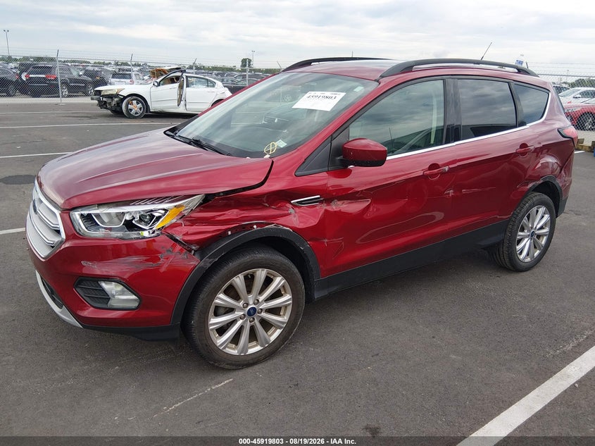 2019 Ford Escape, Левый бок, IAAI, VIN 1FMCU0HD7KUA62172 — фото 2