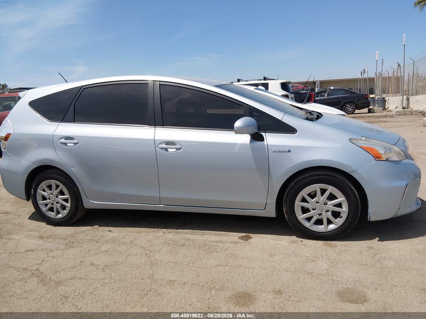 2012 TOYOTA PRIUS V (+) WAGON 1.8L I-4 DOHC, VVT, 98HP
