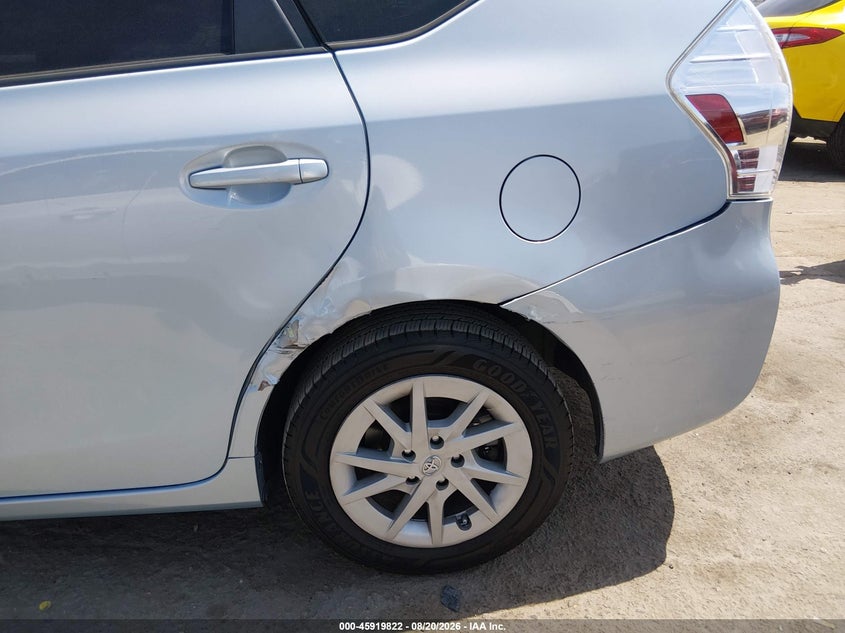 2012 TOYOTA PRIUS V (+) WAGON 1.8L I-4 DOHC, VVT, 98HP