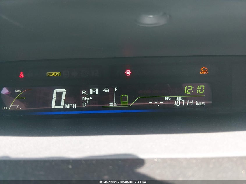2012 TOYOTA PRIUS V (+) WAGON 1.8L I-4 DOHC, VVT, 98HP
