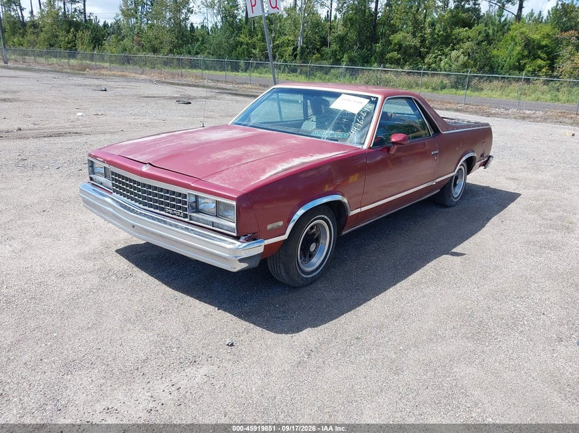 CHEVROLET EL CAMINO 1983 VIN 1GCCW80H2DR276052