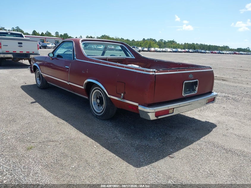CHEVROLET EL CAMINO 1983 VIN 1GCCW80H2DR276052