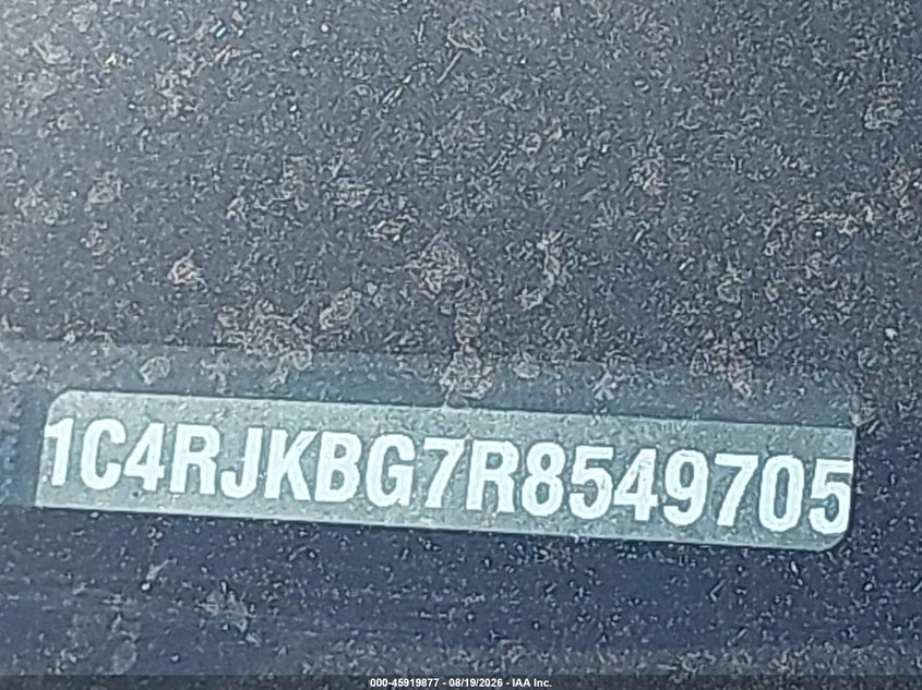 JEEP GRAND CHEROKEE L 2024 VIN 1C4RJKBG7R8549705