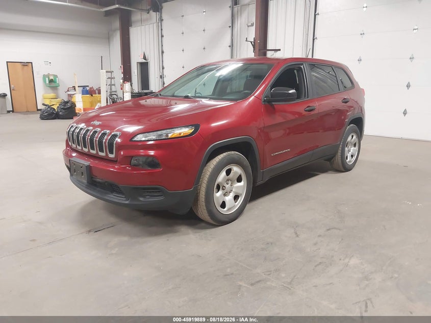 Vin: 1c4pjmab4gw343484, lot: 46418977, jeep cherokee sport 20162