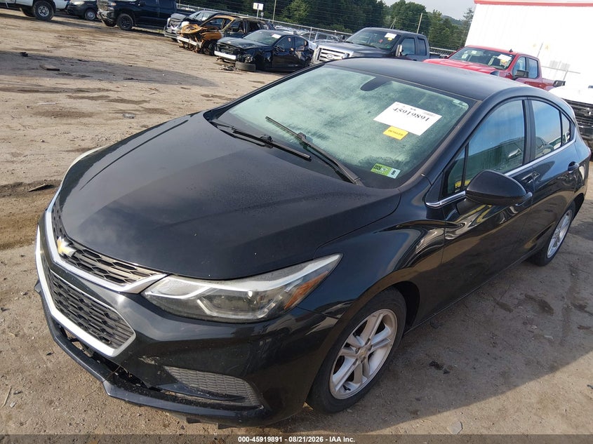 2017 Chevrolet Cruze, Затоплення, IAAI, VIN 3G1BE6SM5HS508846 — фото 2