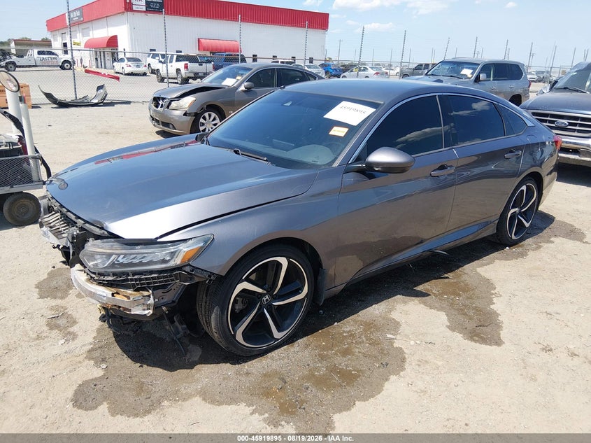 2018 Honda Accord Sport, Front End, IAAI, VIN 1HGCV1F32JA231310 — photo 2
