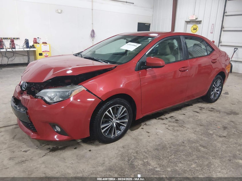 2016 Toyota Corolla, Удар спереди, IAAI, VIN 2T1BURHE4GC507386 — фото 2