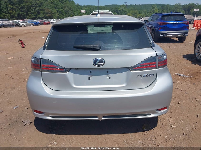 LEXUS CT 200H 2012 VIN JTHKD5BH0C2068979