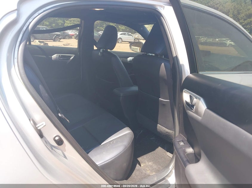 LEXUS CT 200H 2012 VIN JTHKD5BH0C2068979