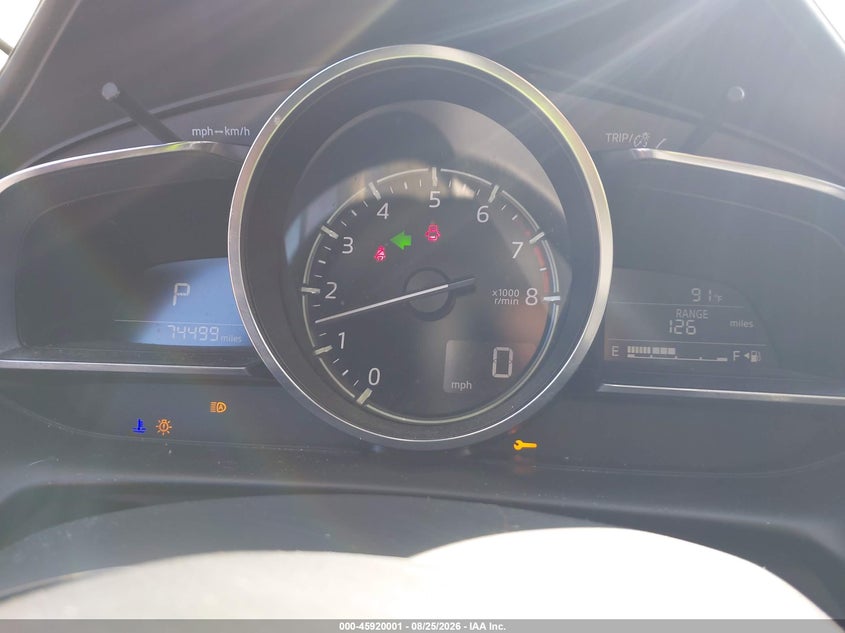 2019 MAZDA CX-3 SPORT UTILITY VEHICLE 2.0L I-4 DI, DOHC, VVT, 148HP