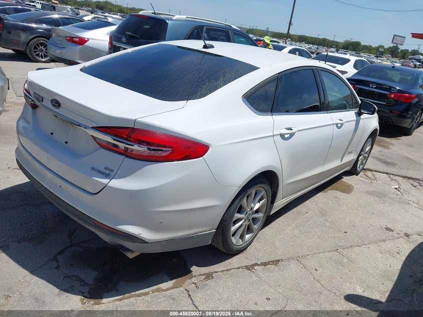 2017 FORD FUSION HYBRID auction photo 4