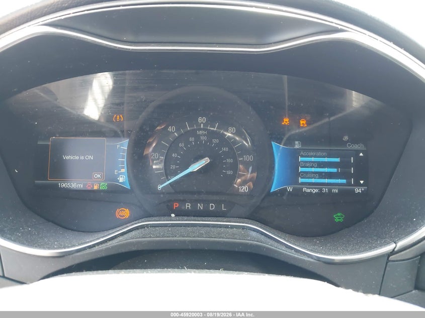 2017 FORD FUSION HYBRID auction photo 7