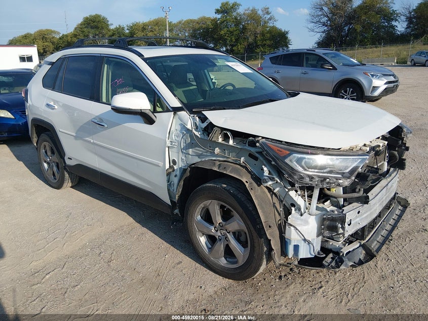Vin: jtmdwrfv8kd036893, lot: 46419103, toyota rav4 hybrid limited 20191