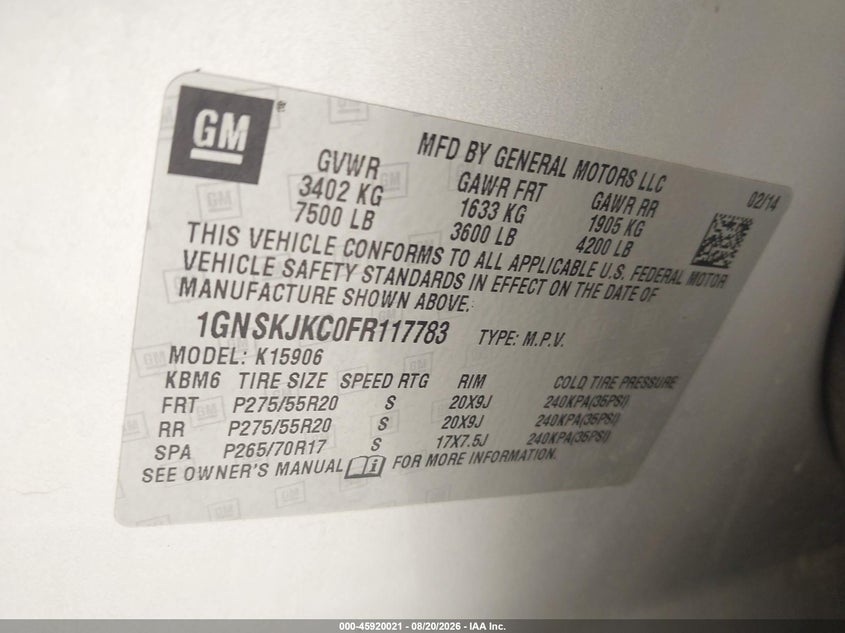 CHEVROLET SUBURBAN - zdjecie 9