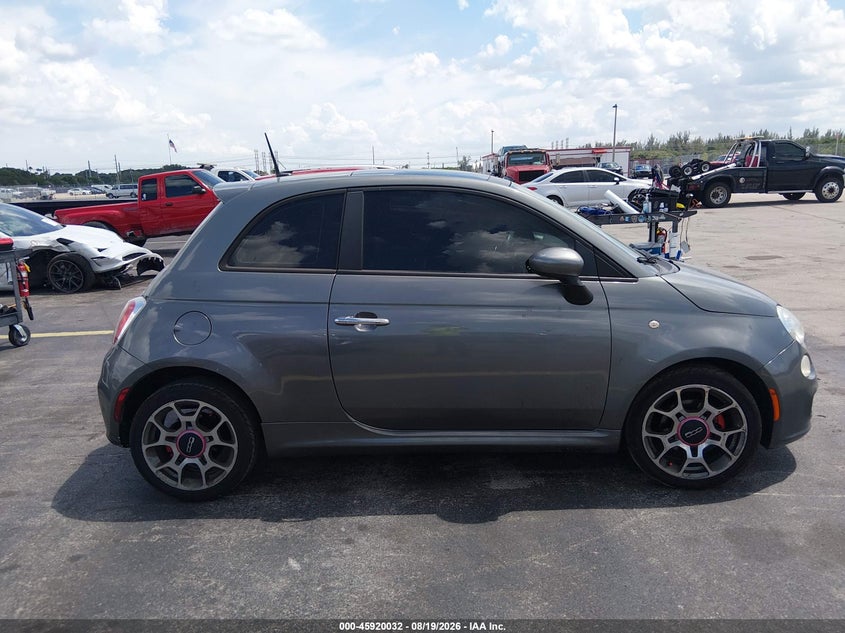 FIAT 500 2012 VIN 3C3CFFBRXCT200955