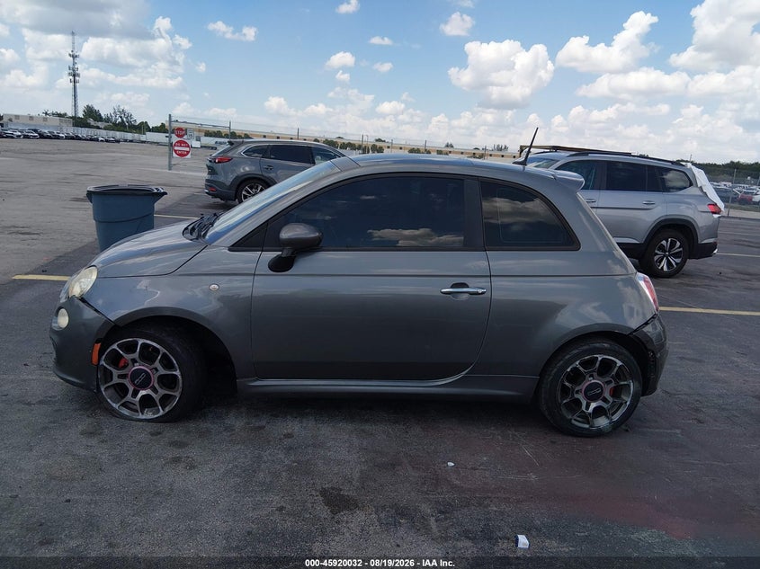 FIAT 500 2012 VIN 3C3CFFBRXCT200955