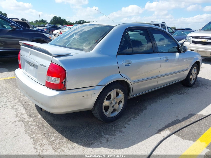 MAZDA PROTEGE 2002 VIN JM1BJ225621580104