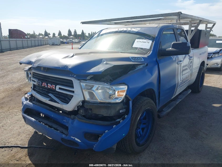 2021 RAM 1500, Front End, IAAI, VIN 1C6RREBT9MN769839 — photo 2