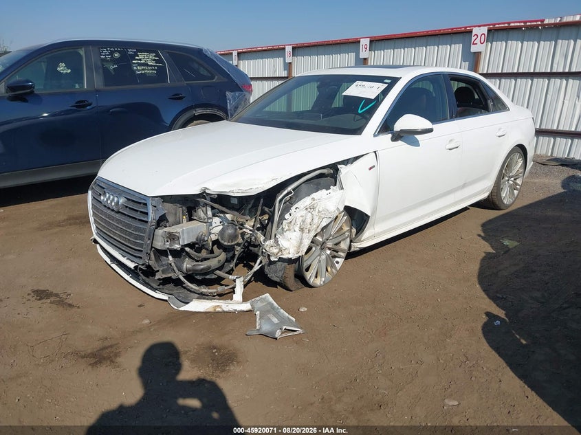 AUDI A4 2017 VIN WAUENAF46HN039503