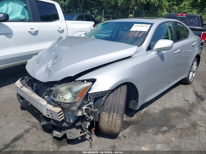 LEXUS IS 250 2007 VIN JTHCK262075012706