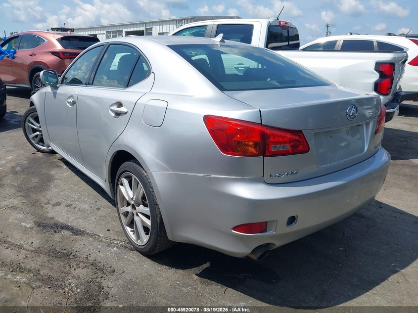 LEXUS IS 250 2007 VIN JTHCK262075012706